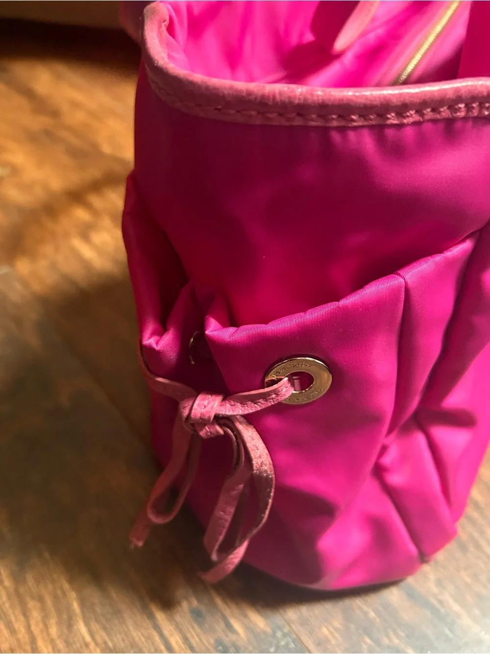 kate spade Hot Pink Nylon Top Handle Bag